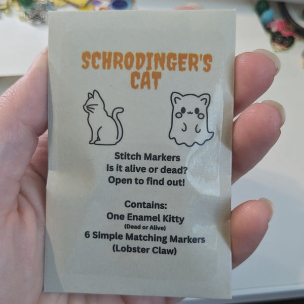 Silver Metal Stitch Markers ~ Chonky Cats ~ Set of 6 – SeattleSkyDyeworks