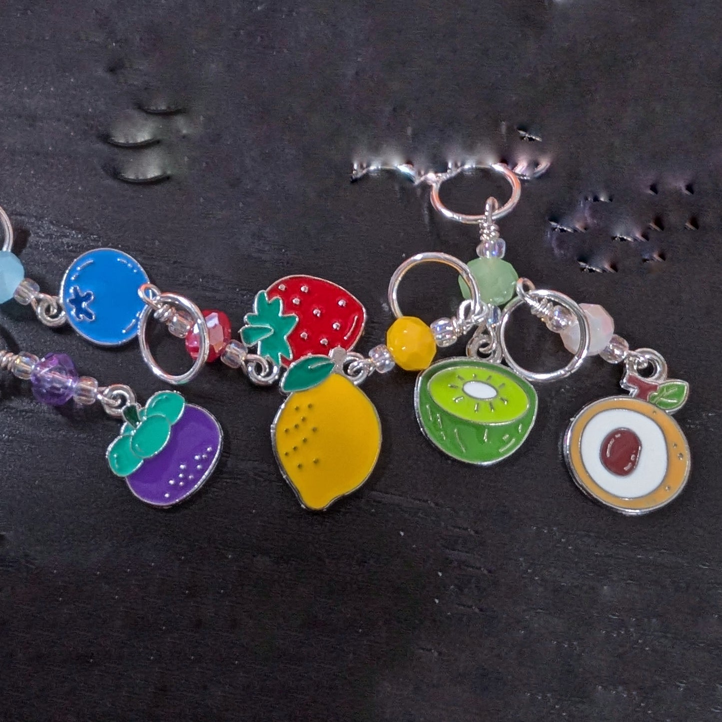 Pandora's Fruit Box Mystery Stitch Markers