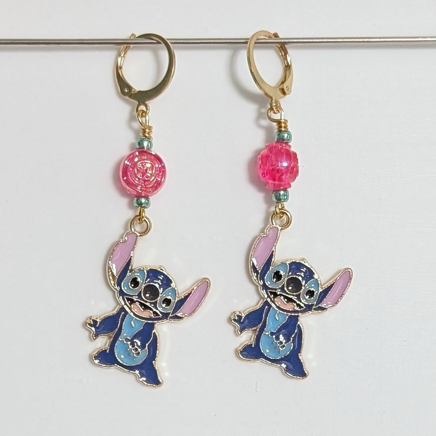 Experiment 626 Earrings & Stitch Markers