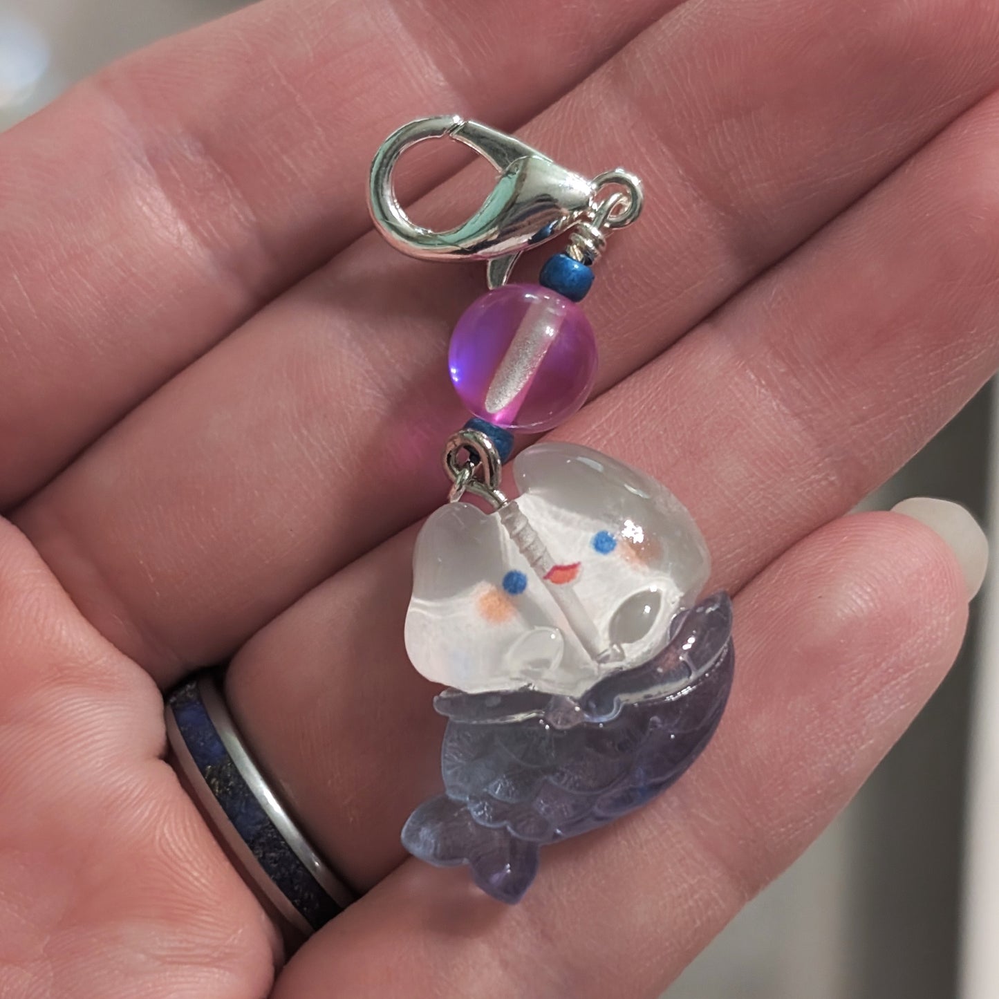 Cartoon Mercat Earrings & Stitch Markers