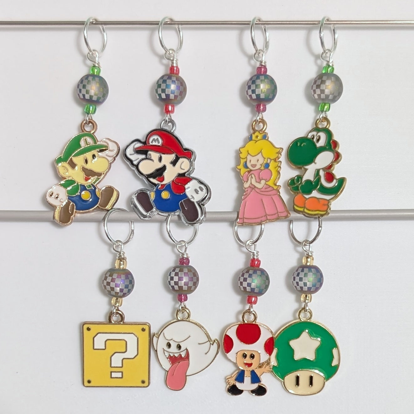 Gamer Man Earrings & Stitch Markers