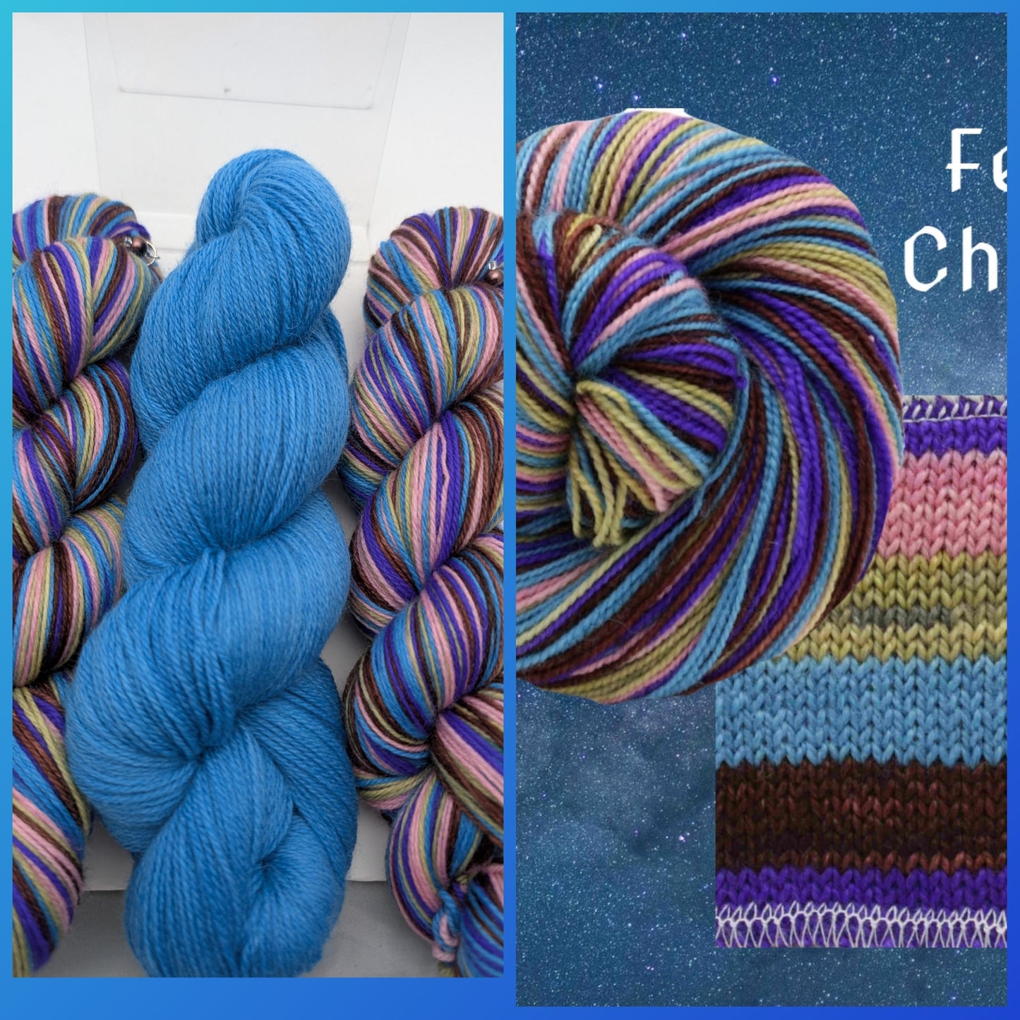 Foxy Sweater Scarf Kits (Yarn Only)