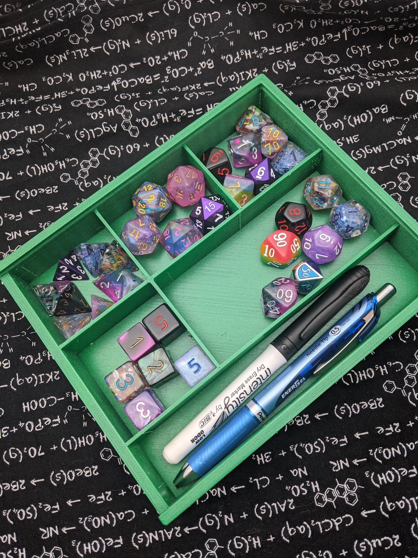 3D printed Notions Box--Tentacle D20