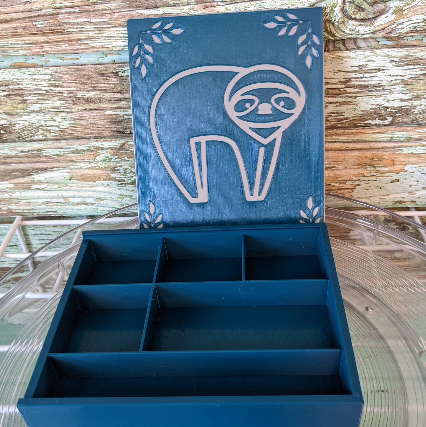 3D printed Notions Box--Sloth