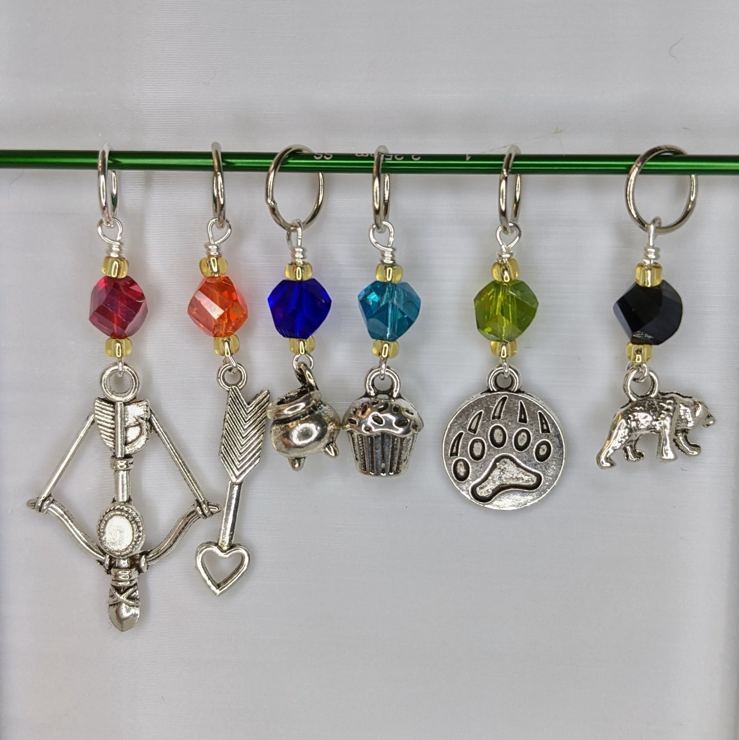 Legends are Lessons Stitch Marker Set