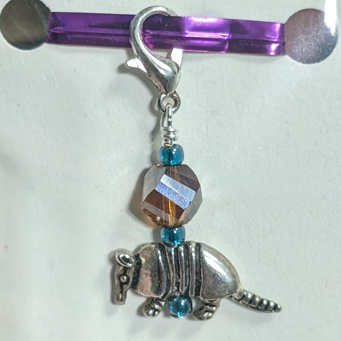 Armadillo Stitch Markers