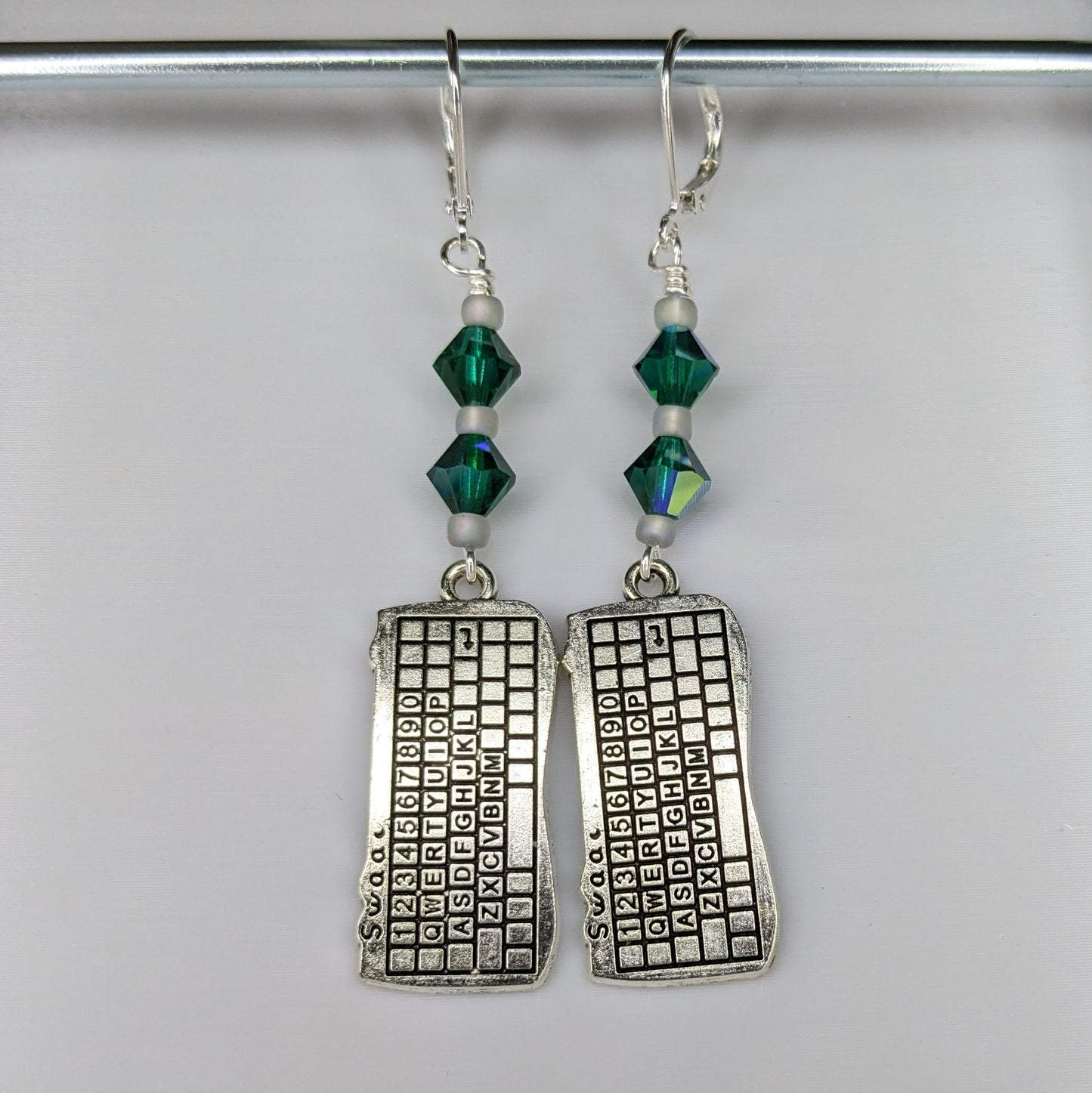 QWERTY Earrings & Stitch Markers