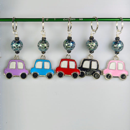 Beep beep in the Car Stitch Markers & Earrings