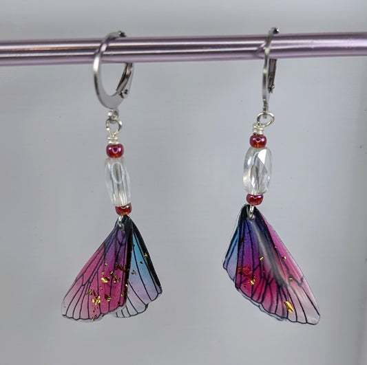 Butterfly Wings Earrings & Stitch Markers