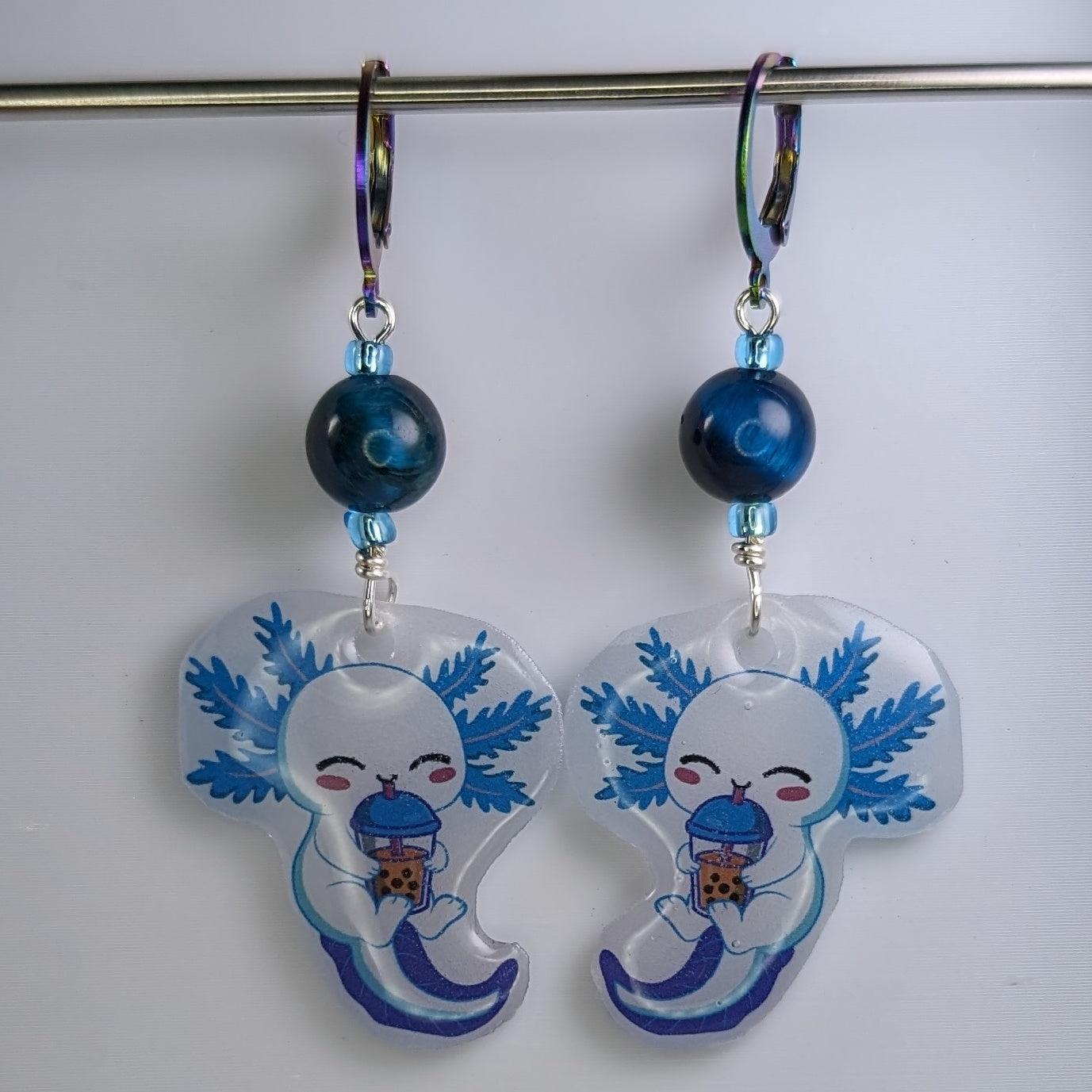 Boba-lotl Earrings & Stitch Markers