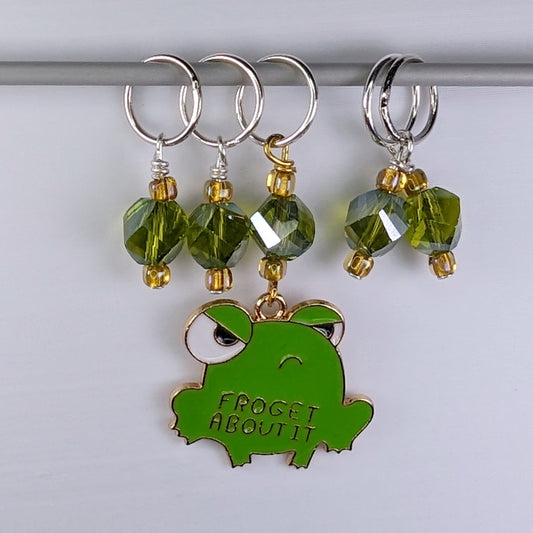 Sassy Frogs Markers & Earrings