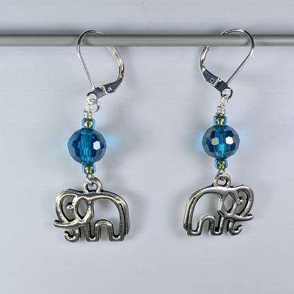 Elephant Outline Markers & Earrings