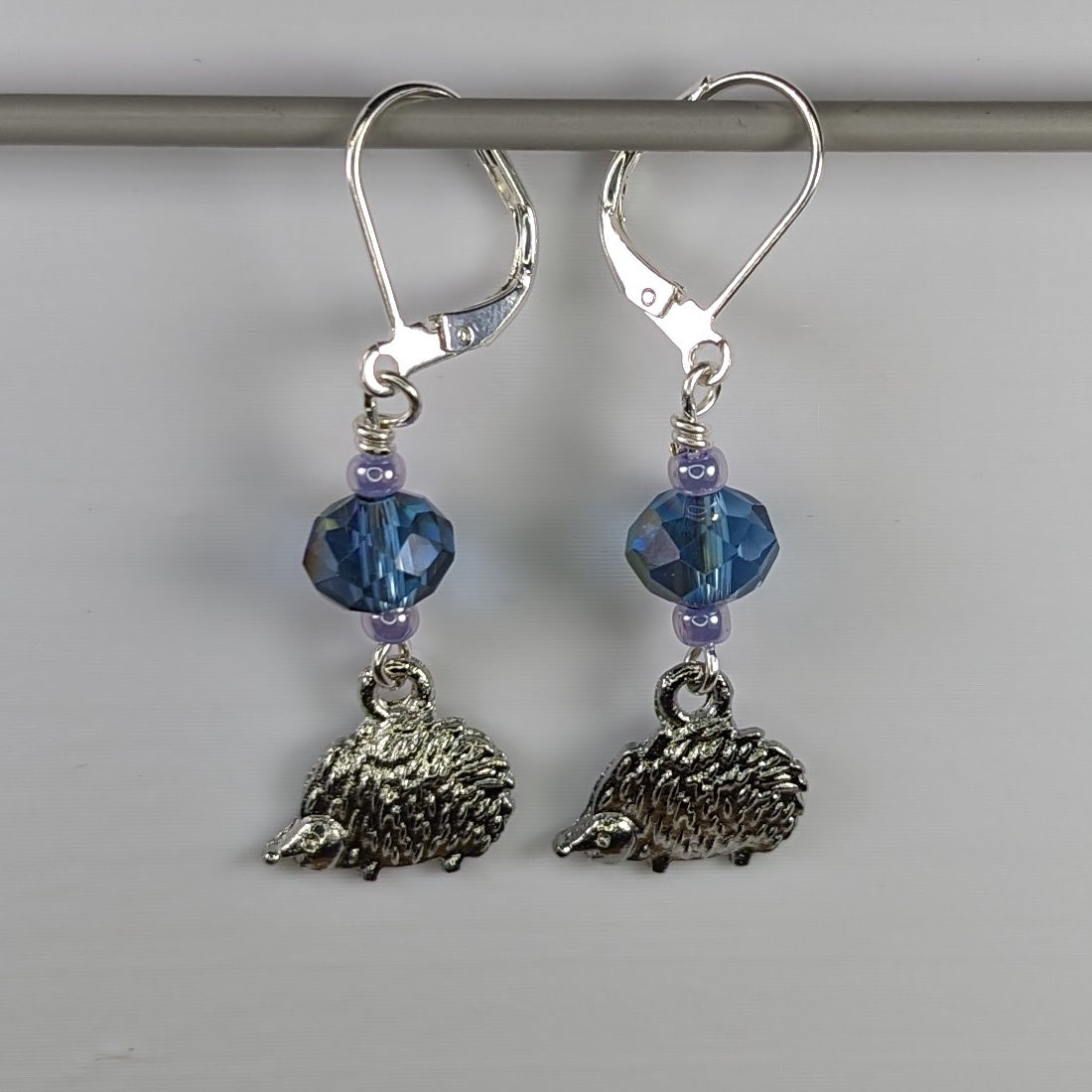 Tiny Hedgehogs Earrings & Stitch Markers