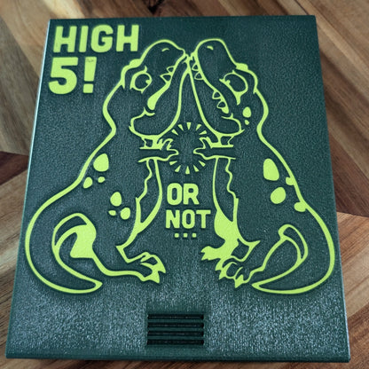 3D printed Notions Box--Hi five!  Or not....