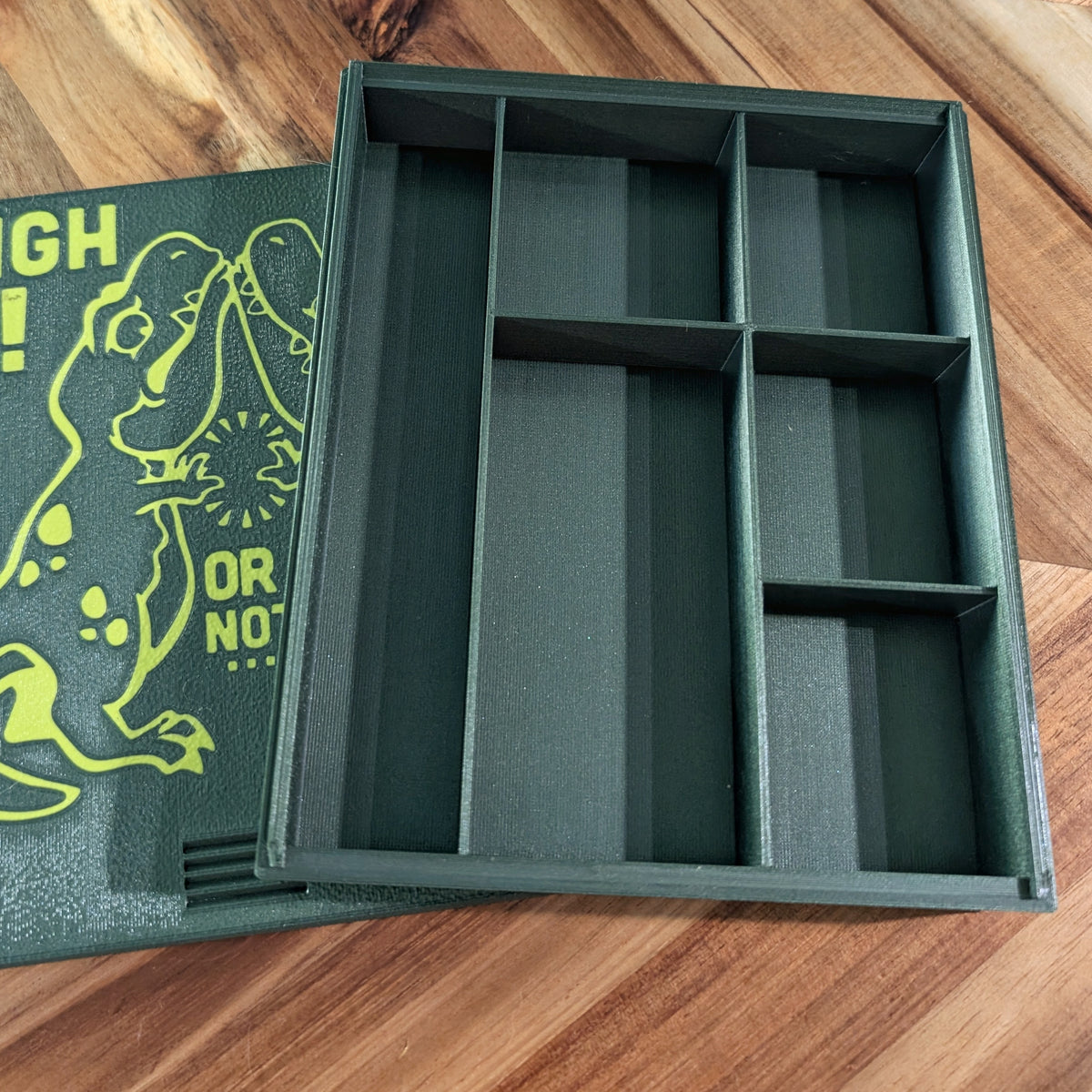 Box Or Not 3D printed Notions Box--Hi five! Or not.... – String Theory Colorworks