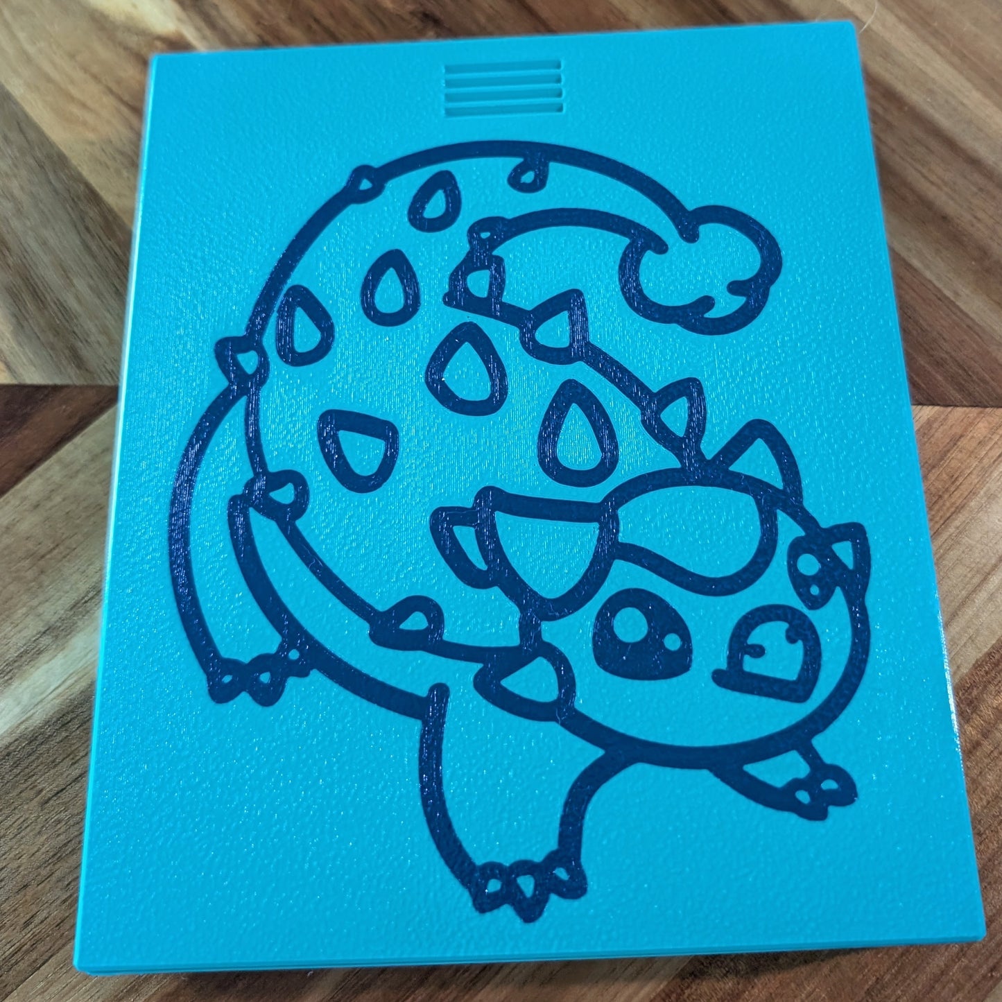 3D printed Notions Box--Ankylosaurus