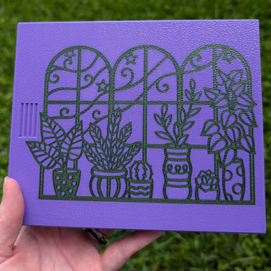 3D printed Notions Box--Plant Lovers Window