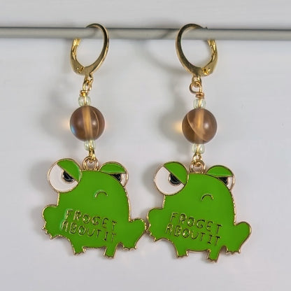 Sassy Frogs Markers & Earrings