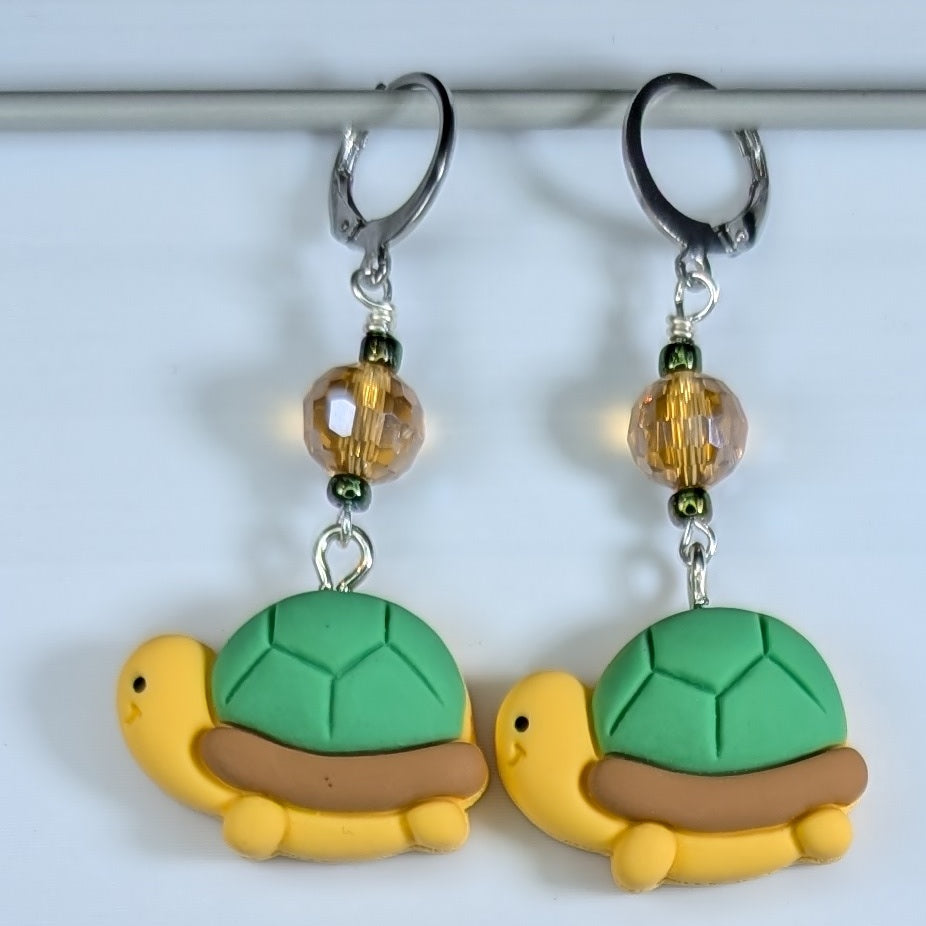 Macaroon Turtle Markers & Earrings