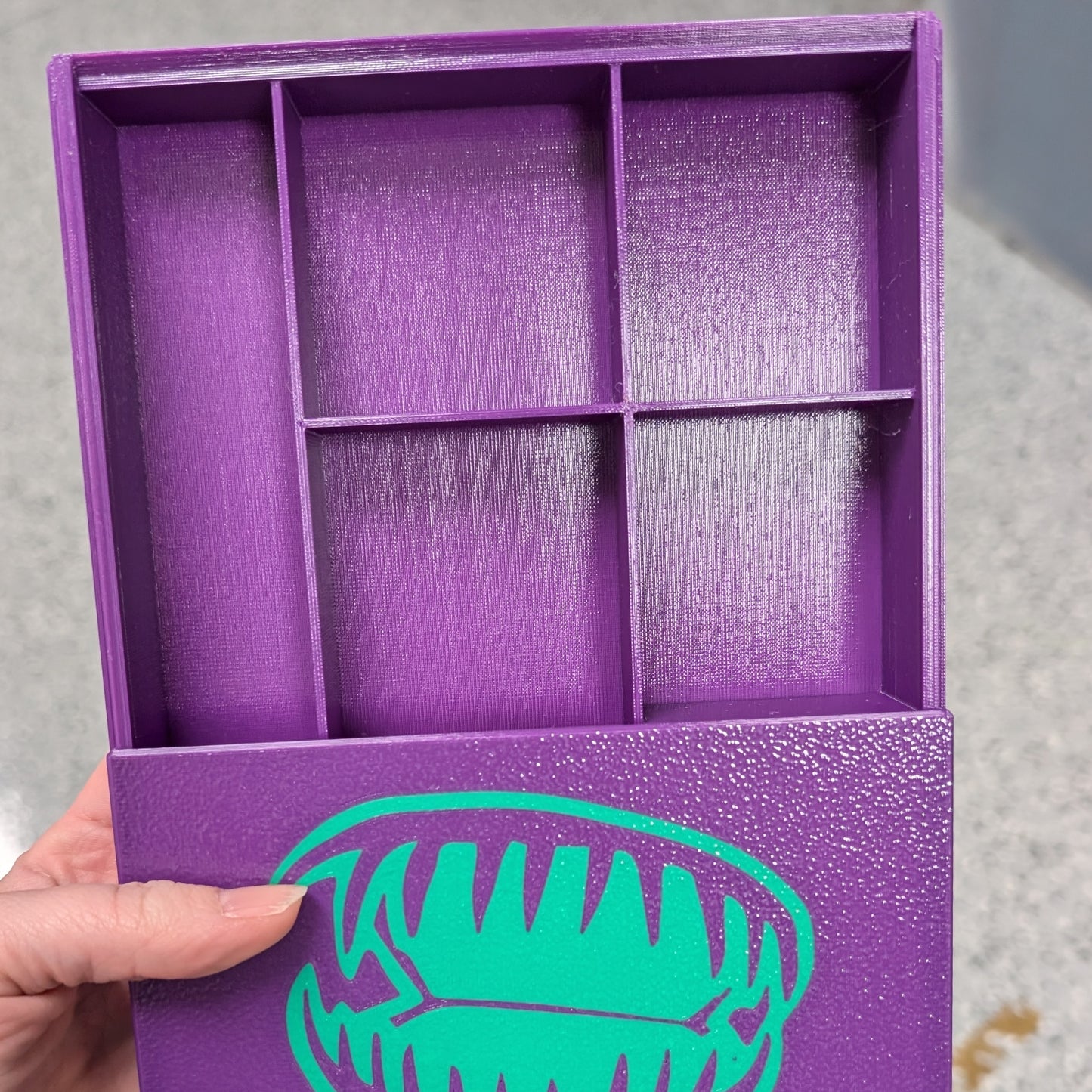 3D printed Notions Box--Feed me Seymour