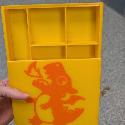 3D printed Notions Box--Fearsome Baby Dragon