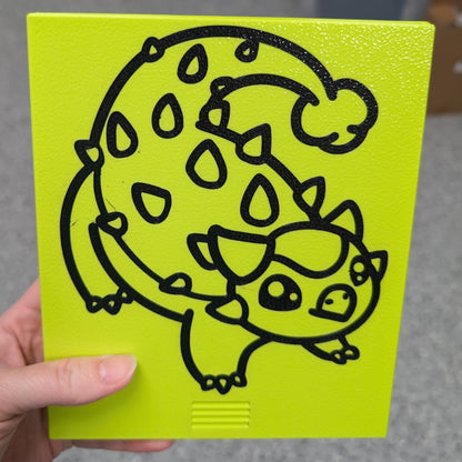 3D printed Notions Box--Ankylosaurus