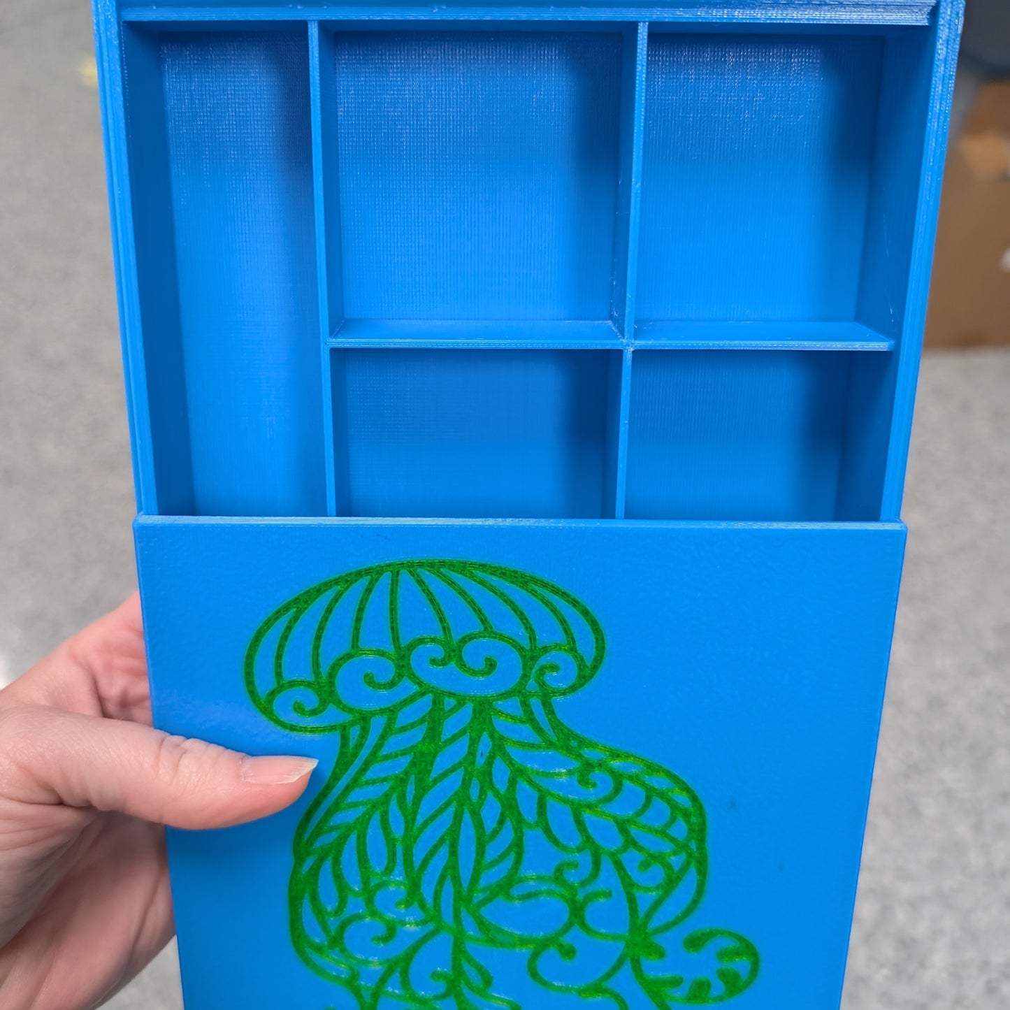 3D printed Notions Box--Jellyfish