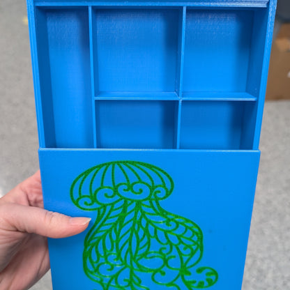 3D printed Notions Box--Jellyfish