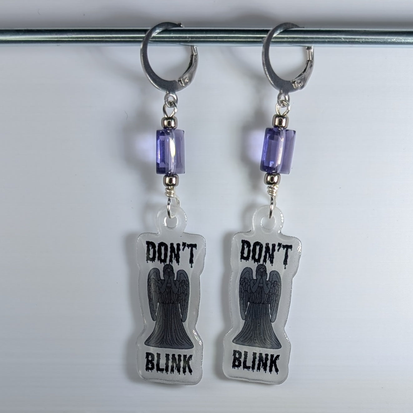 DON'T BLINK Earrings & Stitch Markers