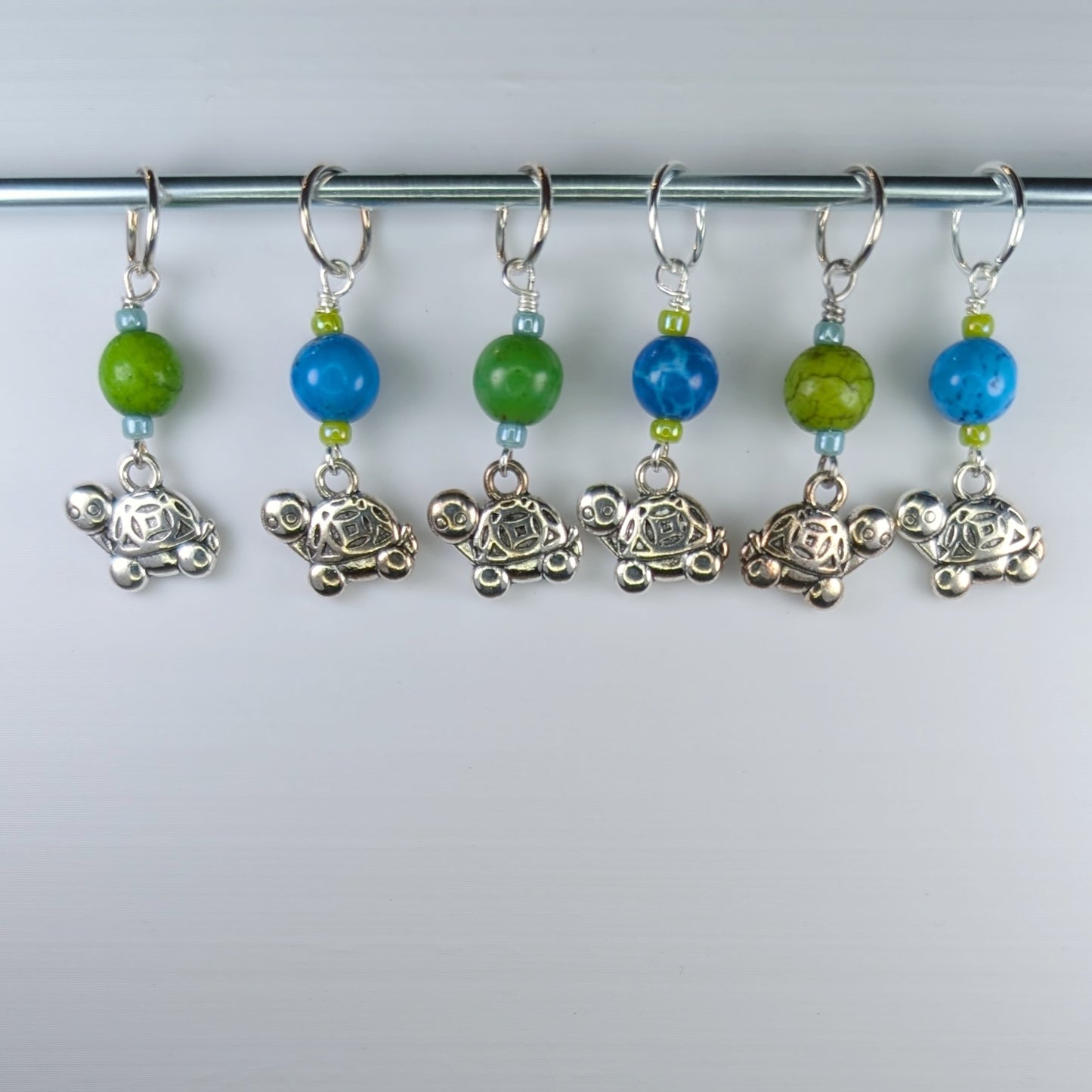 Flotilla of Turtles Stitch Marker Set