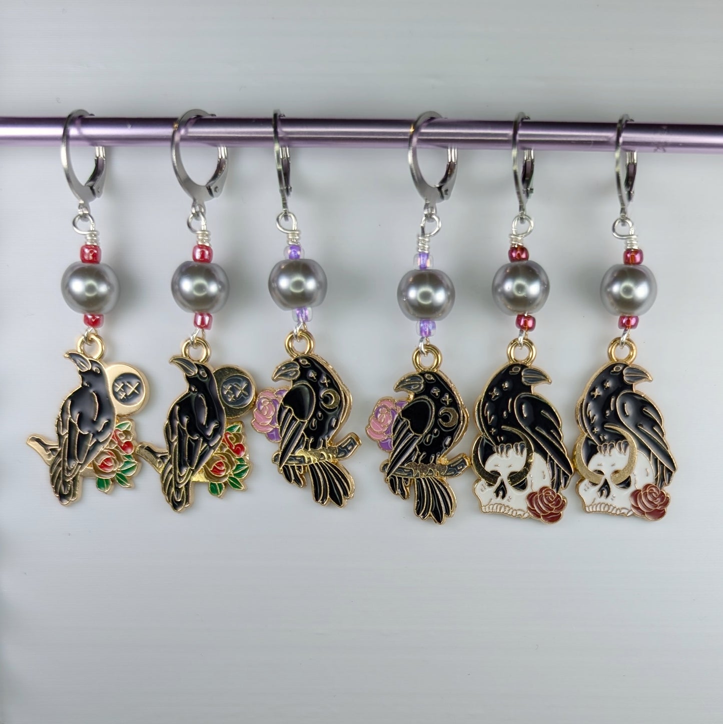 M*rder of Crows Stitch Markers