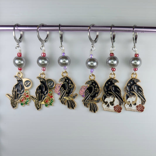 M*rder of Crows Stitch Markers