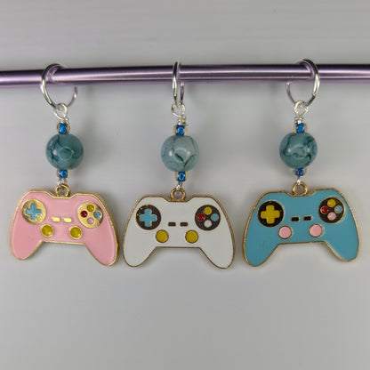 Game On! Earrings & Stitch Markers