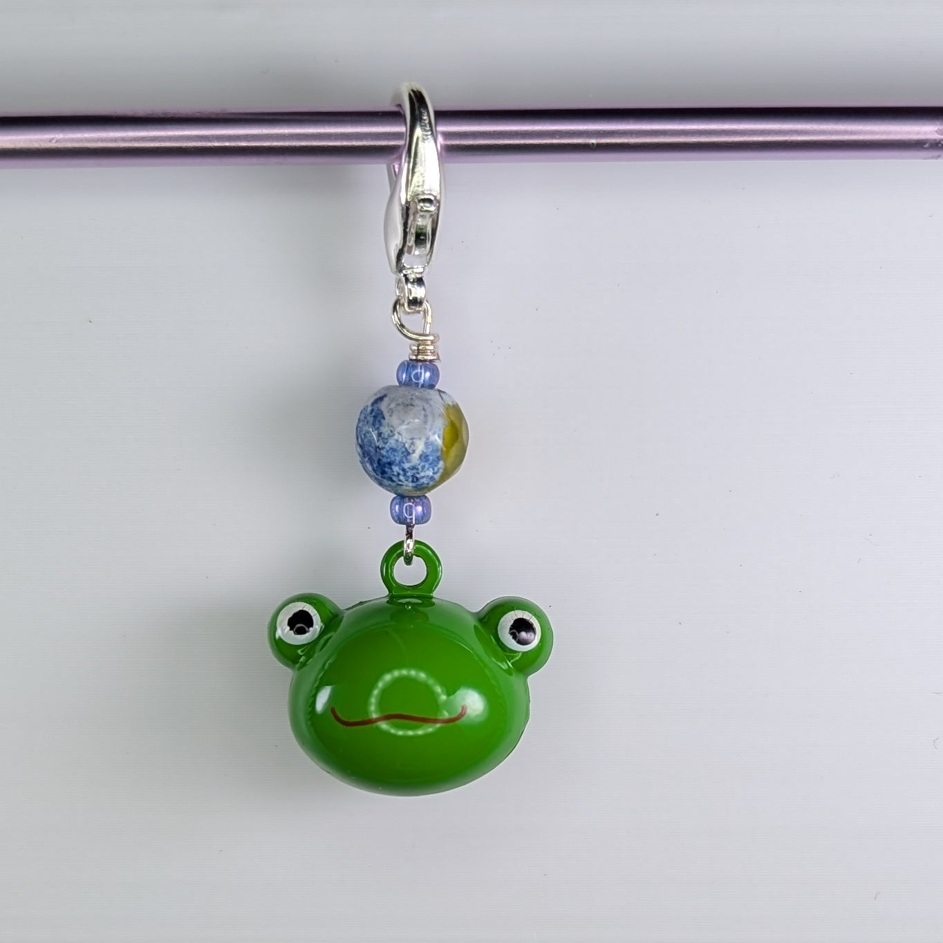 Frog Bell Stitch Markers