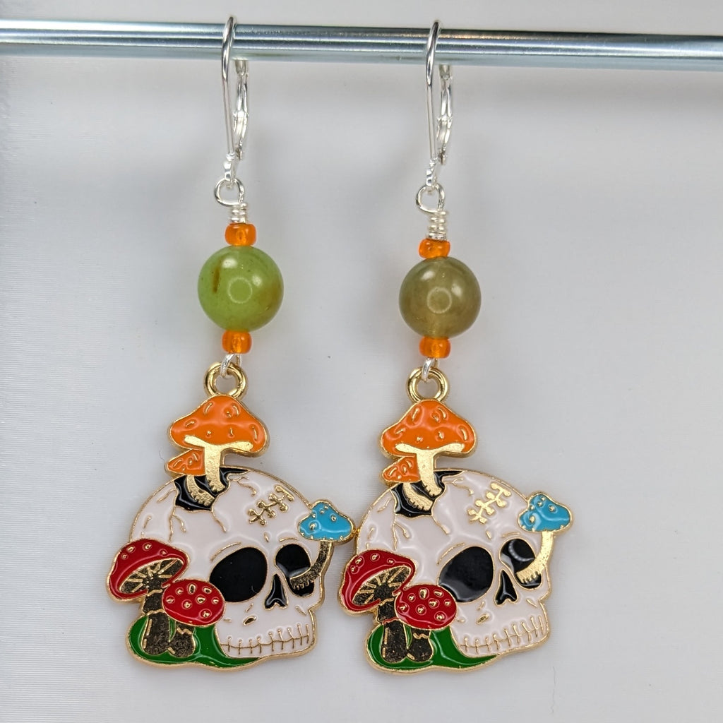 Decomposed Earrings & Stitch Markers