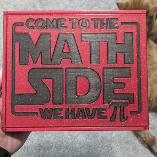 3D printed Notions Box--Come to the Math Side