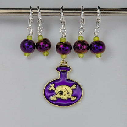 The Poison For Kuzko Stitch Markers & Earrings