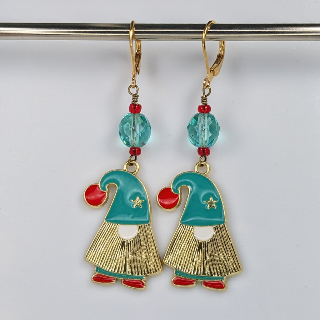 G is for Gnome Earrings