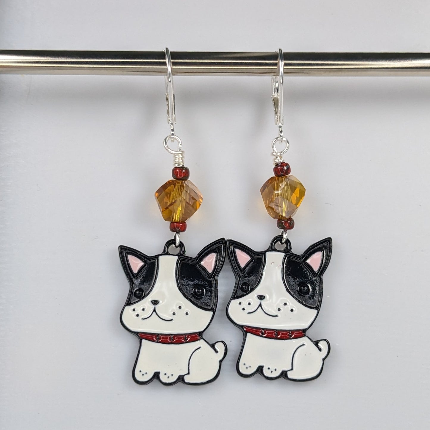 Boston Terrier Markers & Earrings