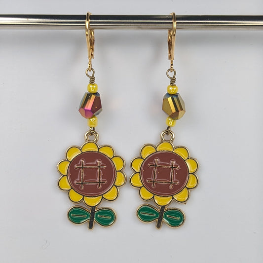 Sunflower Earrings