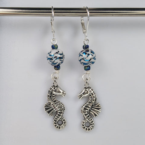 Fancy Seahorse Markers & Earrings
