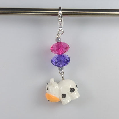 Resin 3d Cows Earrings & Stitch Markers