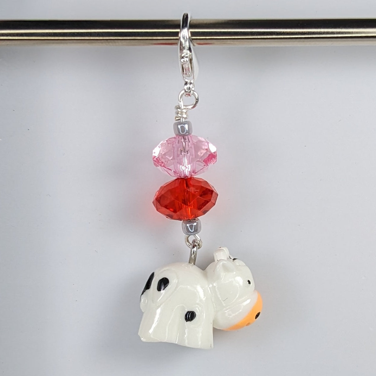 Resin 3d Cows Earrings & Stitch Markers