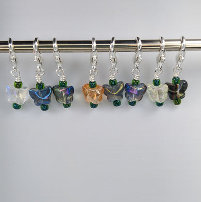 Crystal Butterfly Markers & Earrings
