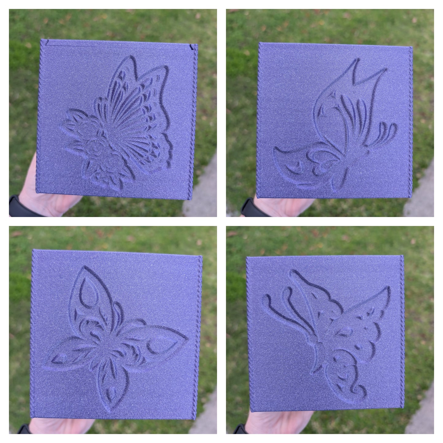 3D printed Yarn Box--Butterflies