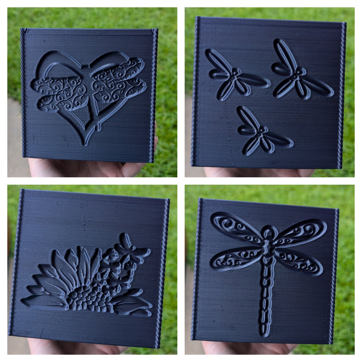 3D printed Yarn Box--Dragonflies