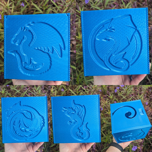 3D printed Yarn Bowl--Dragons