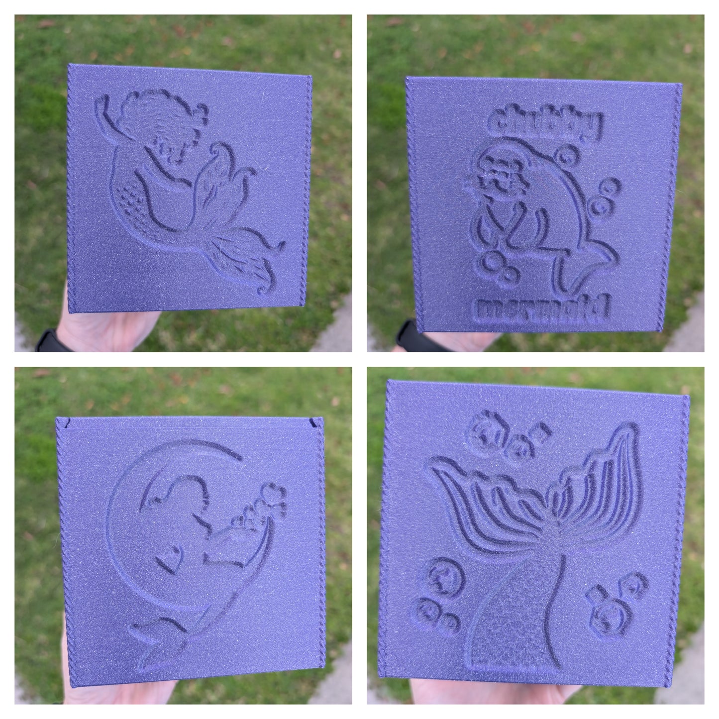 3D printed Yarn Bowl--Mermaid Mermay