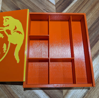 3D printed Notions Box--Cat and Aquarium