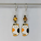 Calico Collaboration Earrings & Stitch Markers